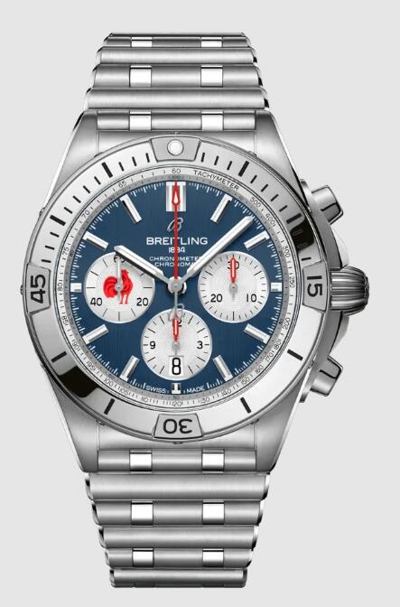 Replica Breitling CHRONOMAT B01 42 SIX NATIONS FRANCE AB0134A81C1A1 Watch